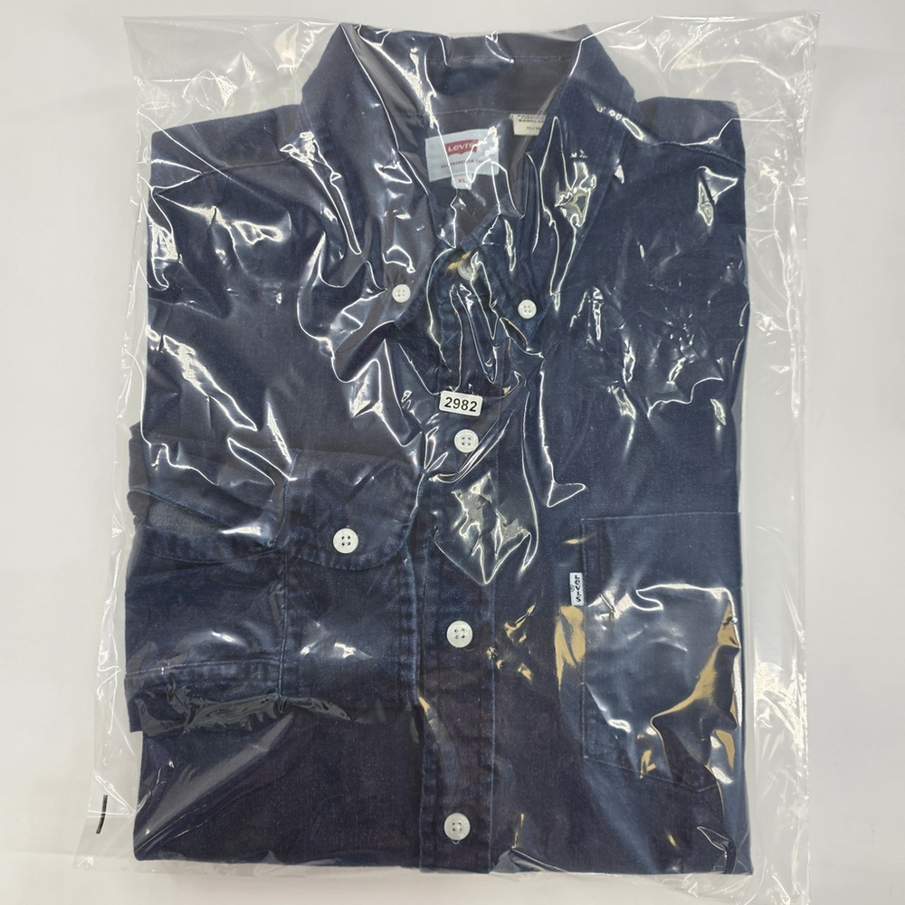 Americana Workwear Levi’s Denim Shirt Men’s XL Indigo Button-Down Casual - Picture 11 of 11